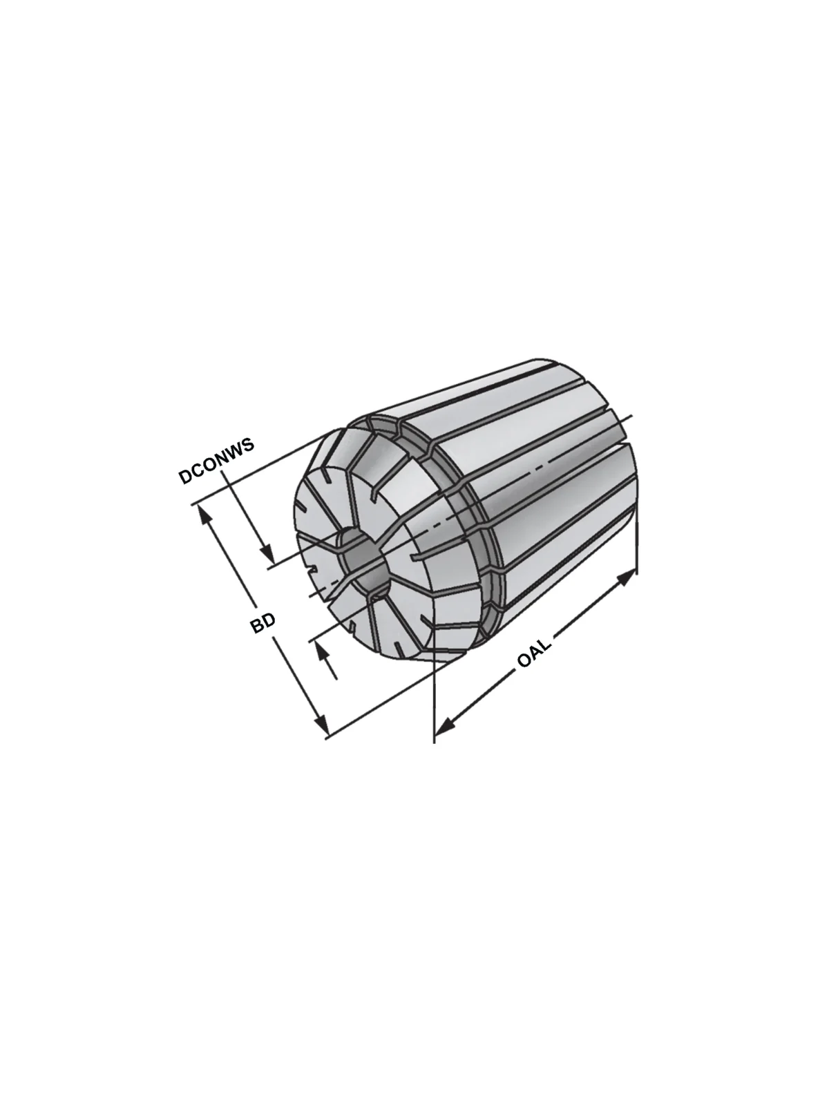 ER20 - 428E - Präzision - 5µm | Ø 2‑1 bis 13‑12mm