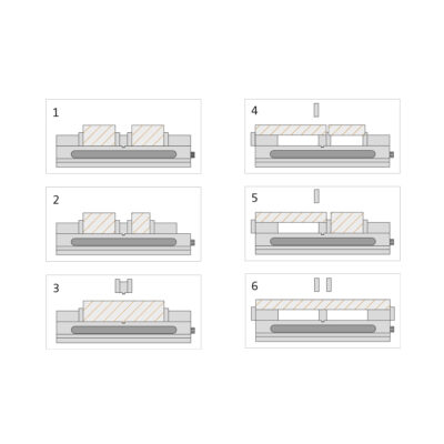 Doppelspannstock TLD-40G/HV mechanisch