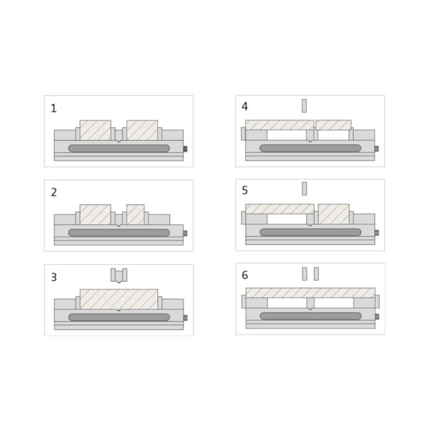 Doppelspannstock TLD-40G/HV mechanisch