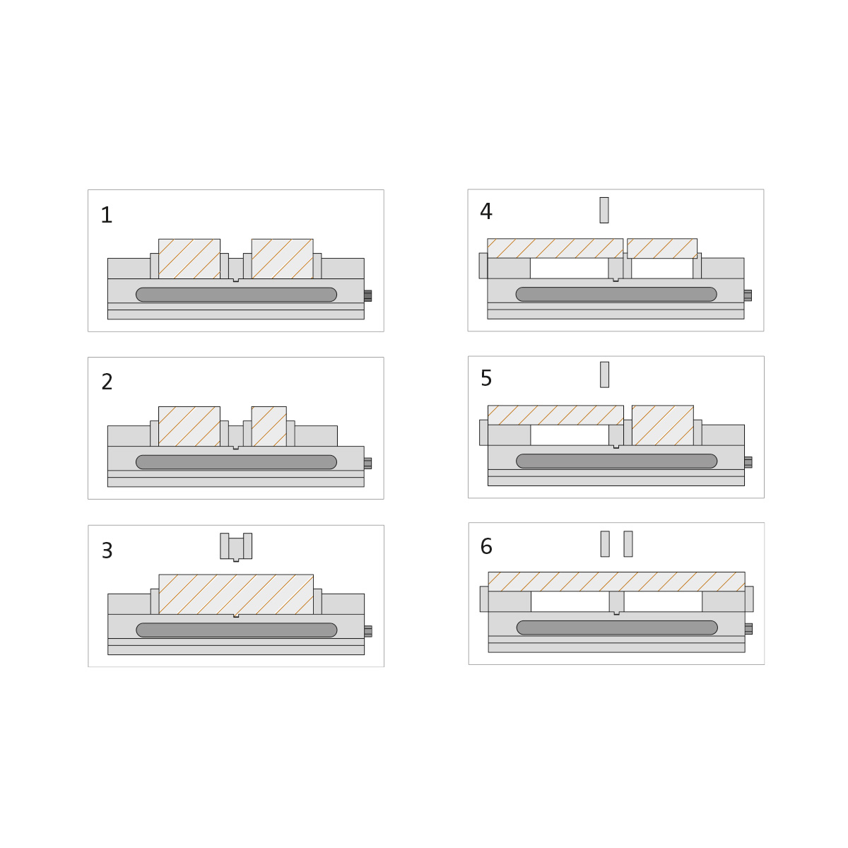 Doppelspannstock TLD-40G/HV mechanisch