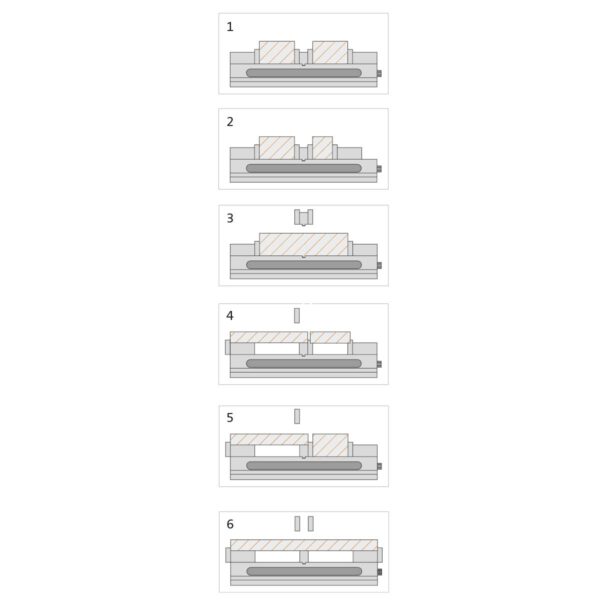 Doppelspannstock ALD-60G/HV mechanisch