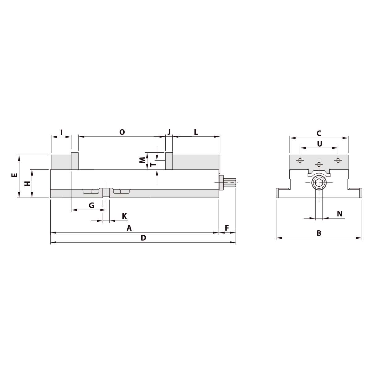Präzisionsschraubstock ATW-675A mechanisch