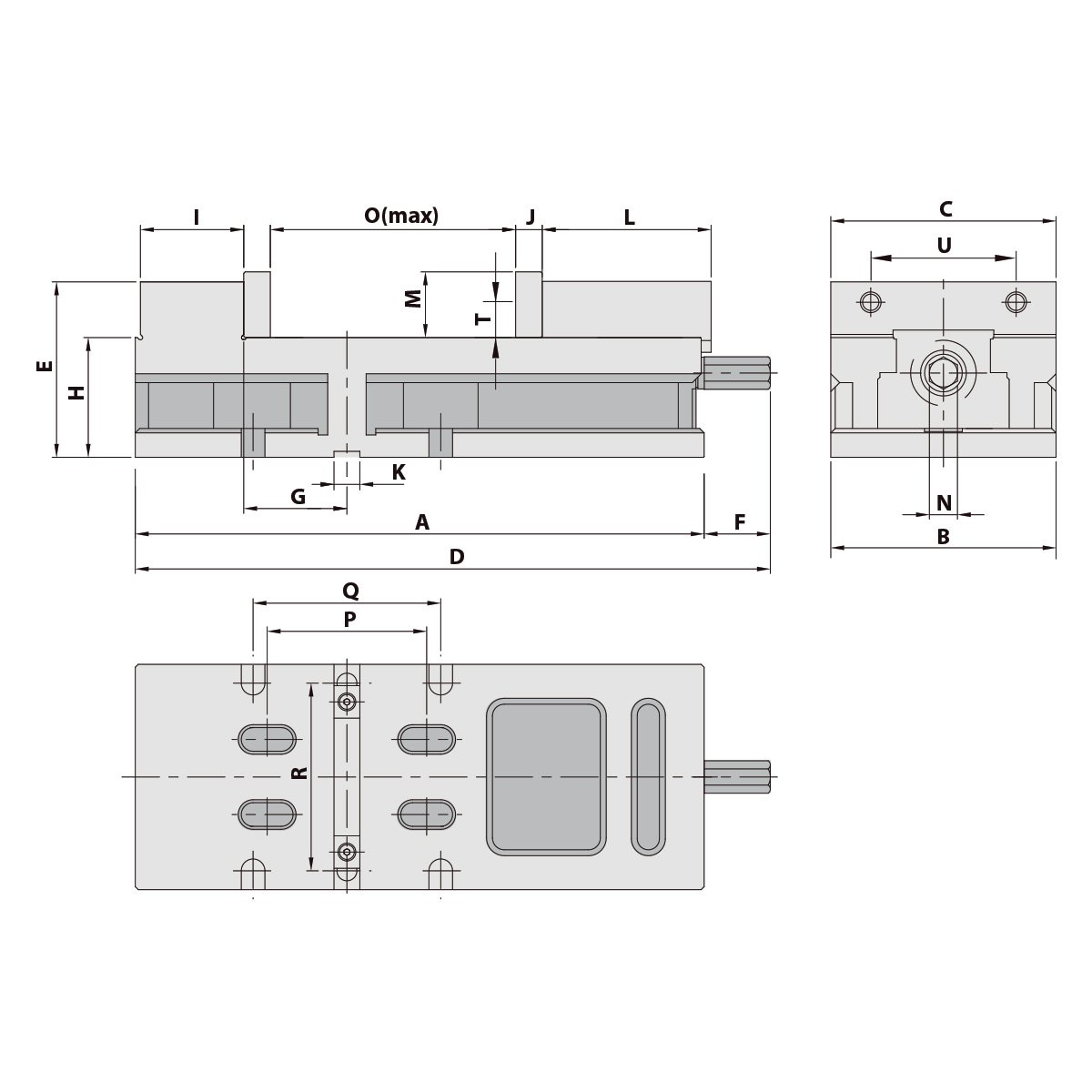 Präzisionsschraubstock MG-60G/HV mechanisch