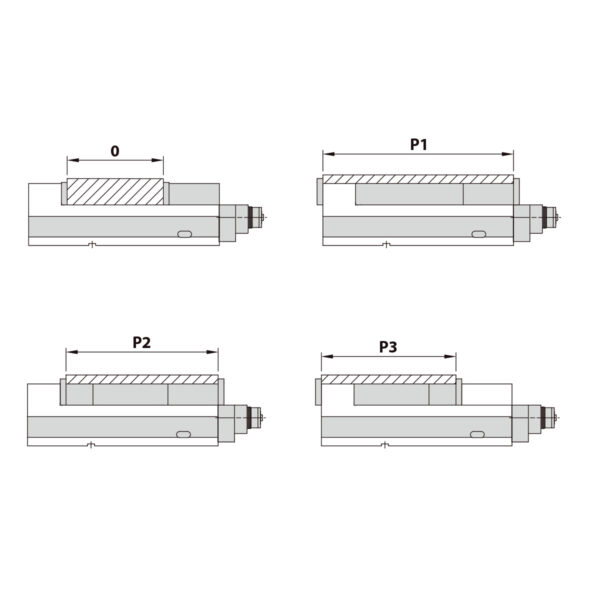 Präzisionsschraubstock AVM-160G/HV mechanisch mit Spannkraftverstärker