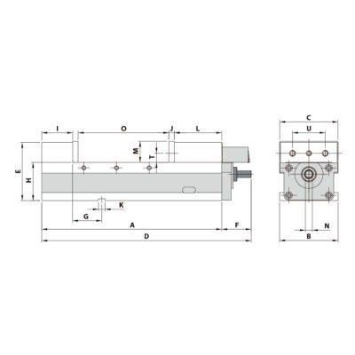 Präzisionsschraubstock AVC-160G/HV mechanisch