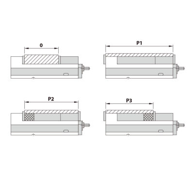 Präzisionsschraubstock AVC-160G/HV mechanisch