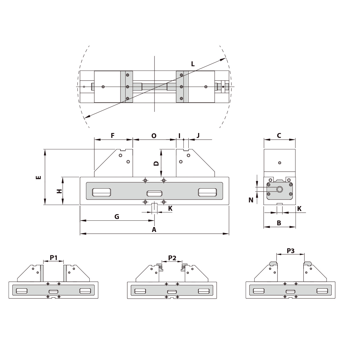 Präzisionsschraubstock ALT-100L mechanisch
