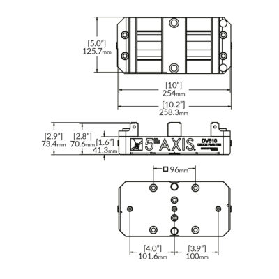 Doppelspannstock DV510-J1 RockLock™ 96mm