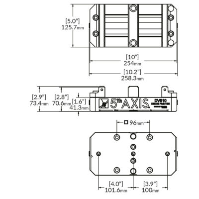 Doppelspannstock DV510-J4 RockLock™ 96mm