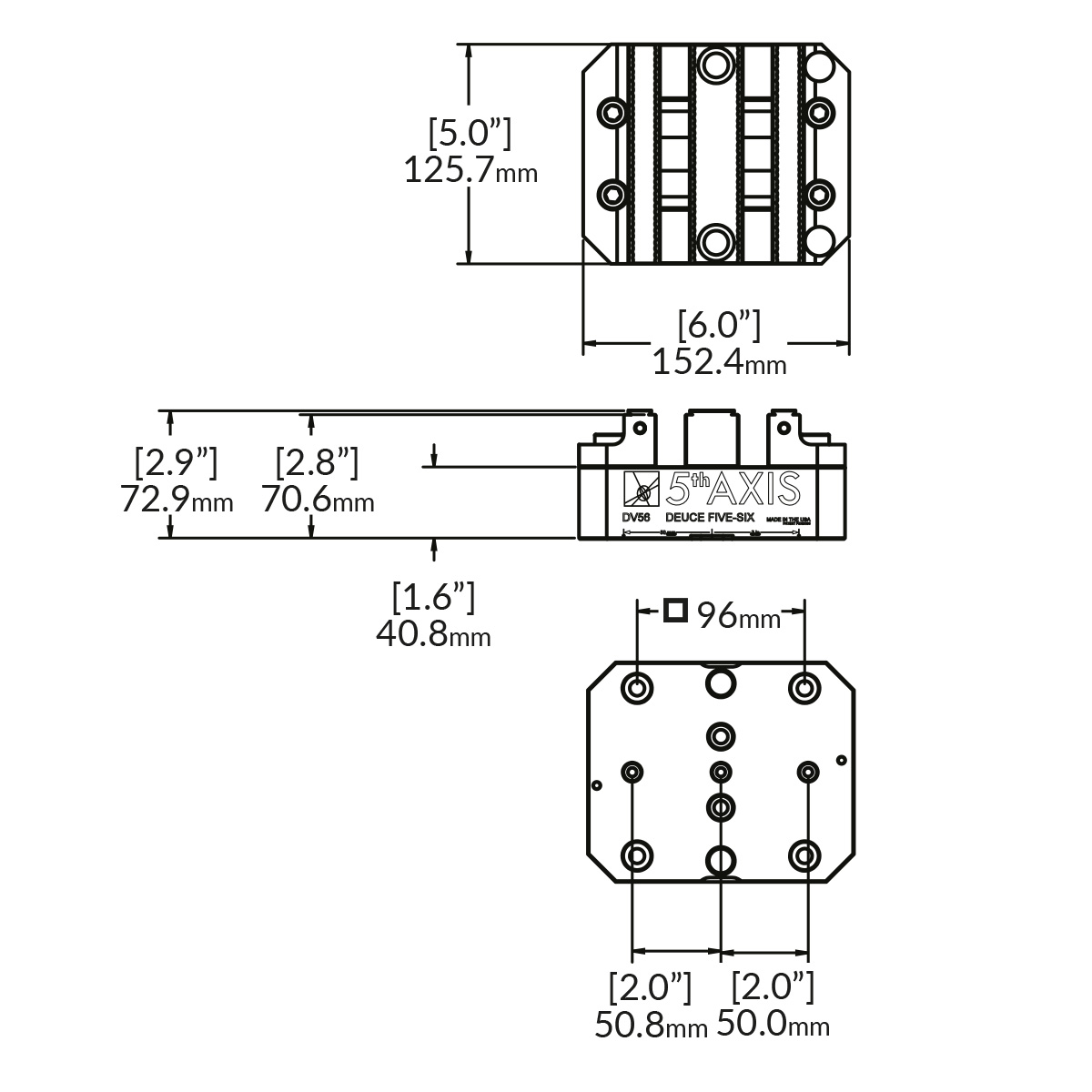 Doppelspannstock DV56-J1 RockLock™ 96mm